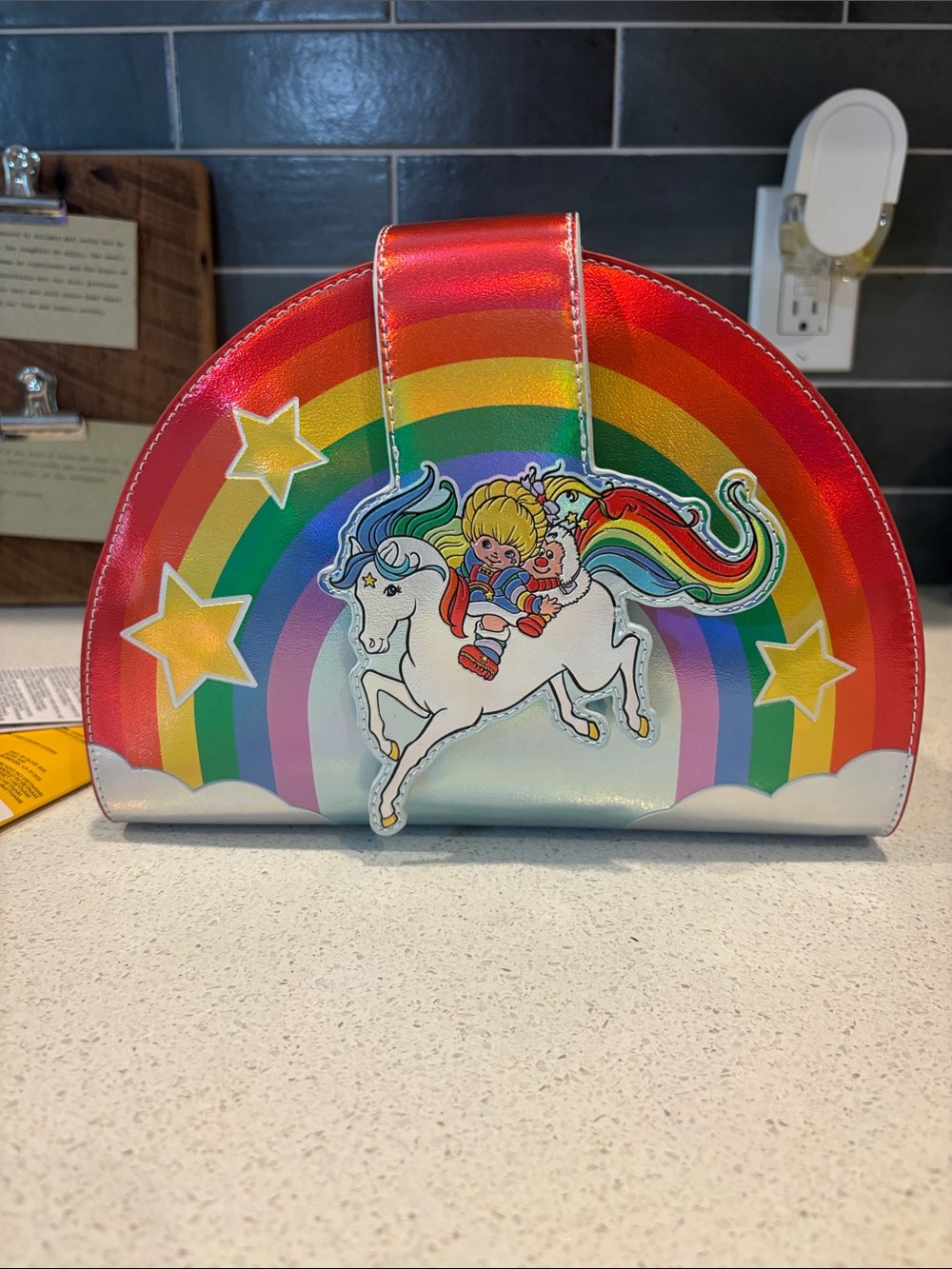 Rainbow Brite Light Up Loungefly Crossbody NWT - Picture 1 of 8